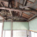天井を撤去した後の和室